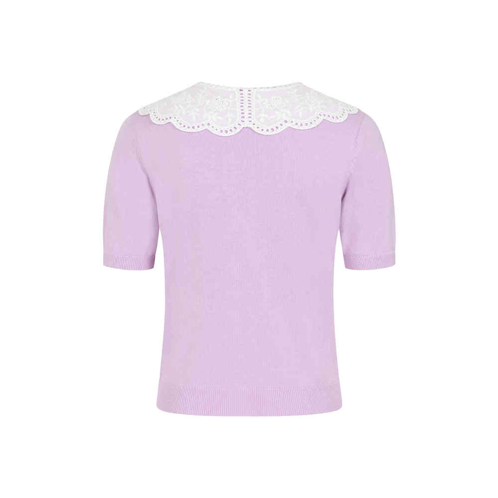 Banned - Collar Cutie Strickjacke - Lila